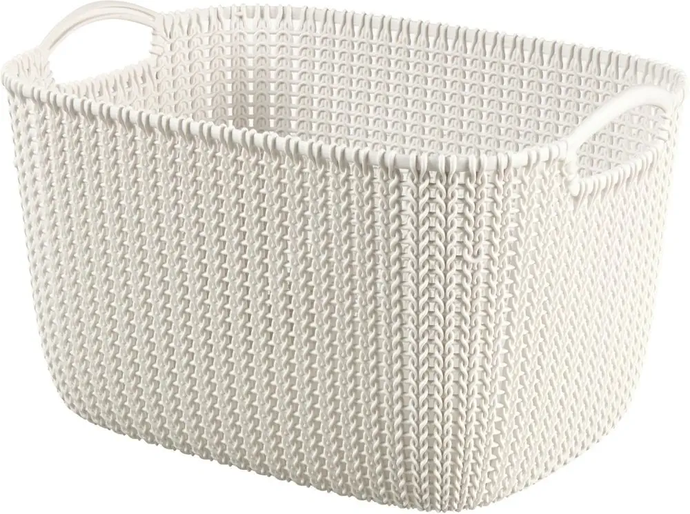 CURVER Knit košík 19l, krémová