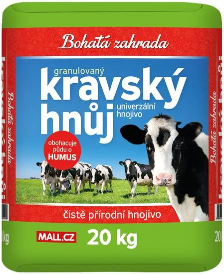 Bohatá zahrada Kravský hnoj 20kg