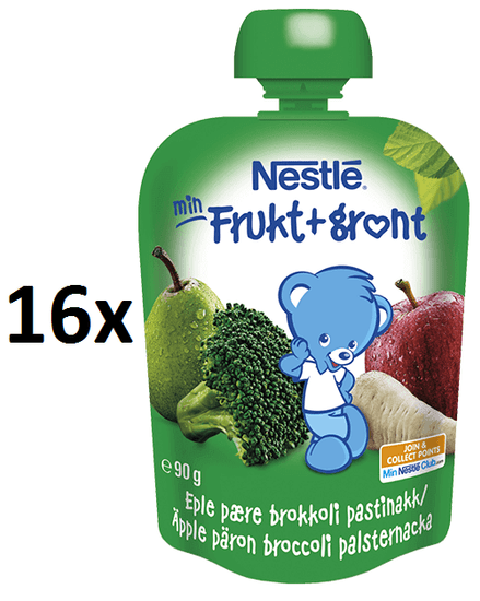 Nestlé Ovocno-zeleninová kapsička Brokolica 16x90g