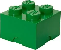 LEGO Úložný box 25x25x18 cm tmavozelená