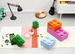 LEGO Úložný box 25x25x18 cm svetlozelená