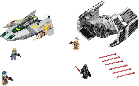 LEGO Star Wars 75150 Vader’s TIE Advanced vs. A-Wing Starfighter