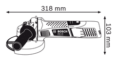 BOSCH Professional úhlová brúska GWS 7-125 (0601388108)