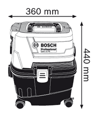 BOSCH Professional Vysávač na mokré/suché vysávanie GAS 15 PS (06019E5100)