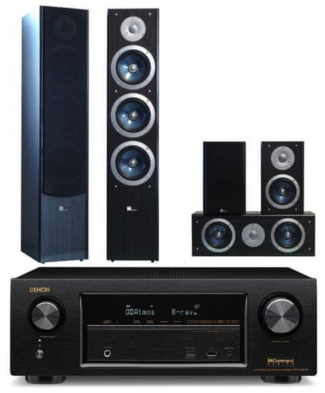 DENON AVR-X1300W + Pure Acoustics XTI 100 set