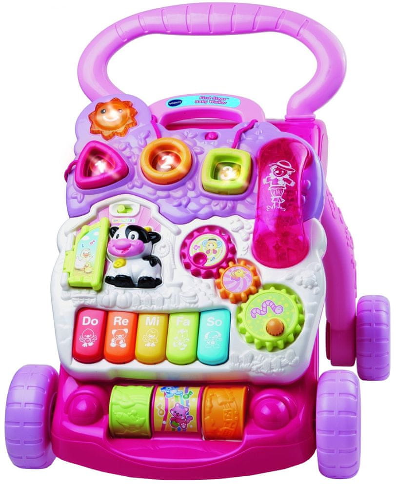 Vtech Chodítko - Uč sa a poznávaj ružové (česky)