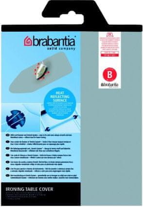 Brabantia Bavlnený poťah 124x38 vel.B, 2mm molitan (317705)