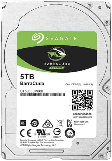 Seagate BarraCuda - 5TB (ST5000LM000)