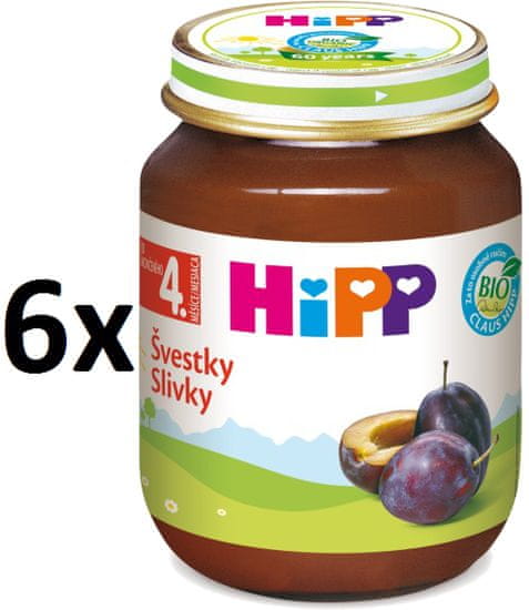 HiPP BIO Slivky - 6 x 125g