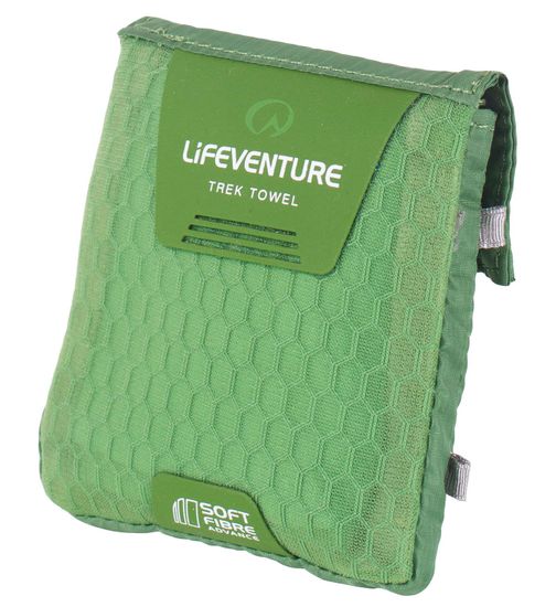 Lifeventure SoftFibre Trek Towel Advance green