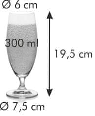 Tescoma Poháre na pivo CREMA 300 ml, 6 ks