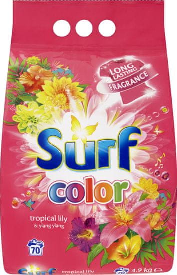 Surf Color prášok Tropical Lily & Ylang Ylang, 70 praní