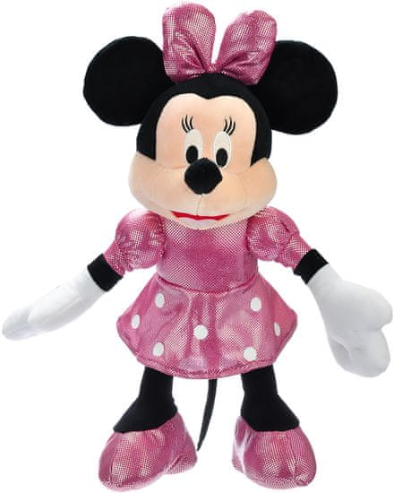 Mikro hračky Minnie trblietavá plyš 40cm