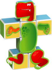 Geomag Magicube -Sada dinosaury