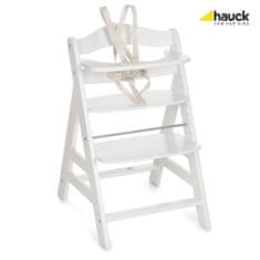 Hauck Alpha + 2020 stolička drevená biela - zánovné