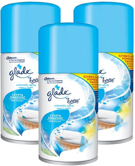 Glade Automatic PACK 3x náplň Vôňa čistoty 269 ml