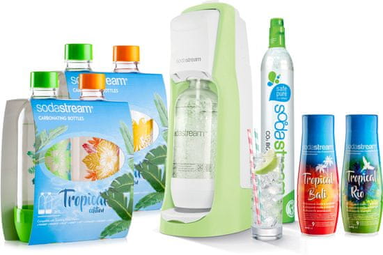 SodaStream JET Grass Green Tropical Edition 4+2