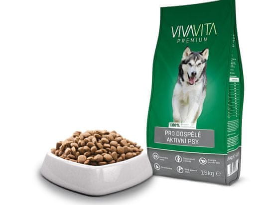 vivavita Granuly pre aktívne psy 15kg