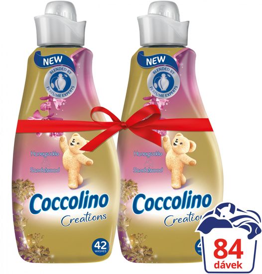 Coccolino Creations Honeysuckle & Sandalwood aviváž 2 x 1,5 l (84 praní)