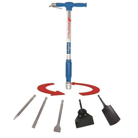 Scheppach Multifunkčný pneumatický nástroj AERO 2 SPADE (5909601900)