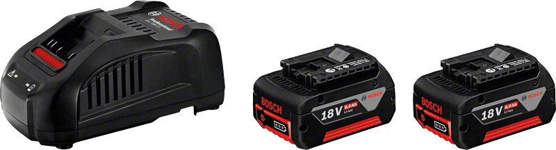 BOSCH Professional štartovacia sada 2× GBA 18V 5.0AH + GAL 1880 CV