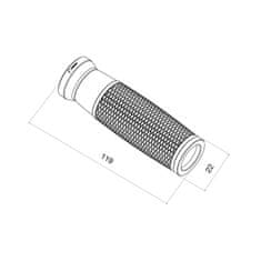 Rizoma gripy Urlo s uchytením laniek, 22mm, rôzne farby (2ks)