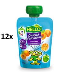 Hello Ovocná kapsička s meruňkami 12x100g