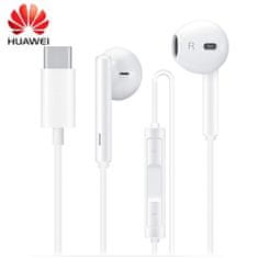 Huawei Slúchadlá USB-C s mikrofónom CM33, biele ORHUHFPCM33WH