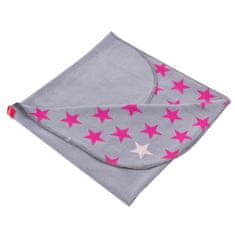 BeeMy Letná deka, STARS GREY PINK