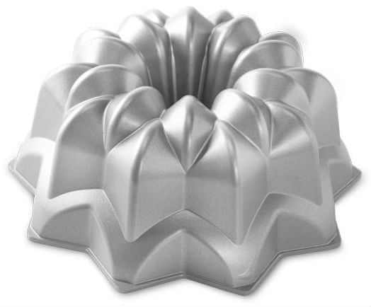 NordicWare Forma na bábovku hviezda, strieborná