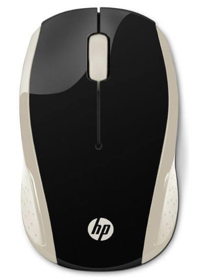 HP 200 bezdrôtová myš, zlatá (2HU83AA)