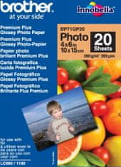 BROTHER fotopapier premium Glossy BP71GP20 10 x 15, 20ks