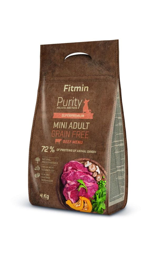 Fitmin Dog Purity Grain Free Adult Mini Beef 4 kg