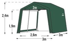 plachtový prístrešok 3,0 x 3,0 m - 70335EU