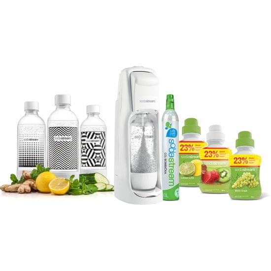 SodaStream JET WHITE SUMMER PACK