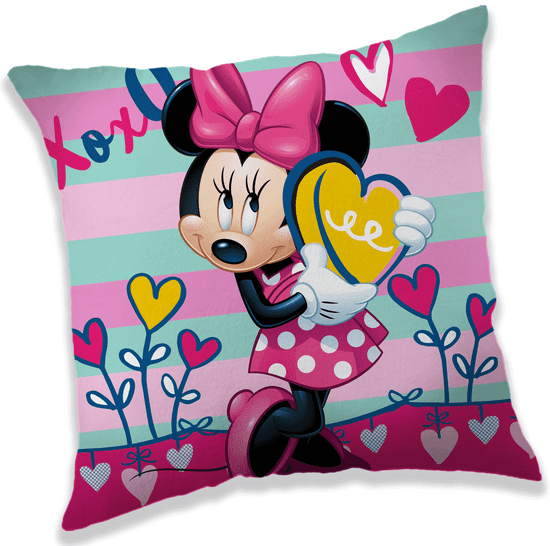 Jerry Fabrics Vankúšik Minnie xoxo