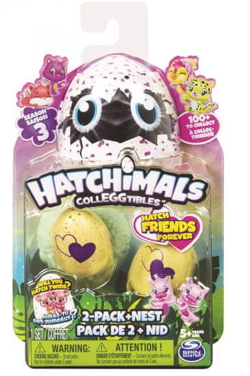 Spin Master Hatchimals zberateľské zvieratká vo vajíčku dvojbalenie, 3. séria