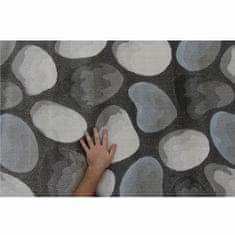 KONDELA Koberec Menga 133x190 cm - hnedá / sivá / vzor kamene