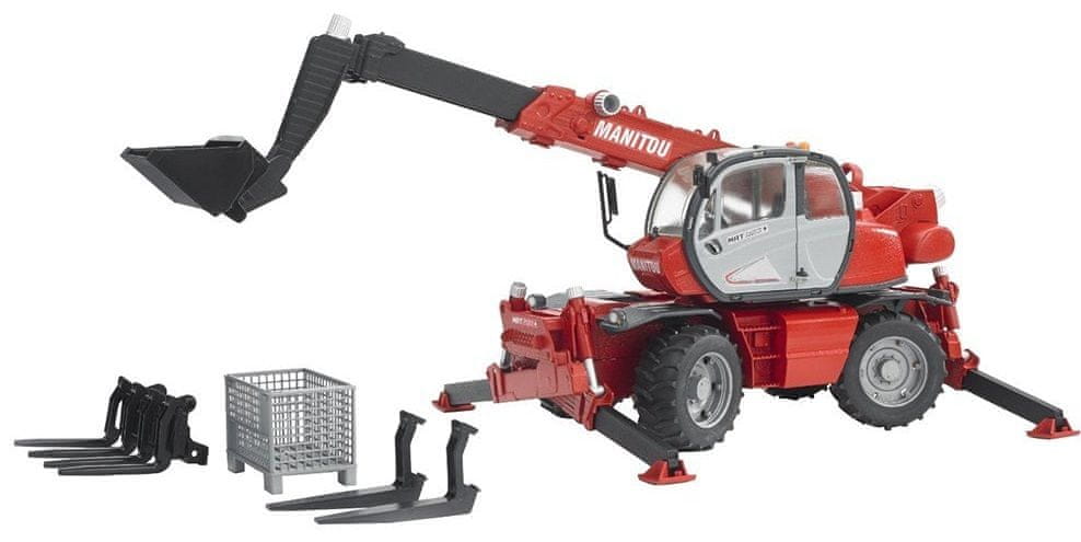 BRUDER 2129 Manitou teleskopický nakladač