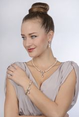 JwL Luxury Pearls Náhrdelník z pravých ružových perál JL0555