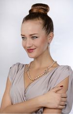 JwL Luxury Pearls Náhrdelník z pravých ružových perál JL0555