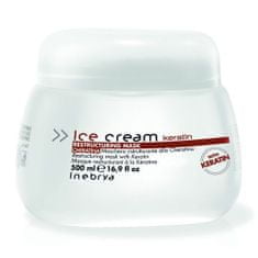 Inebrya Reštrukturačná maska s keratínom Ice Cream Keratin (Restructuring Mask) (Objem 1000 ml)