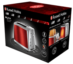 Russell Hobbs 23220-56/RH Luna Toaster 2SL Red