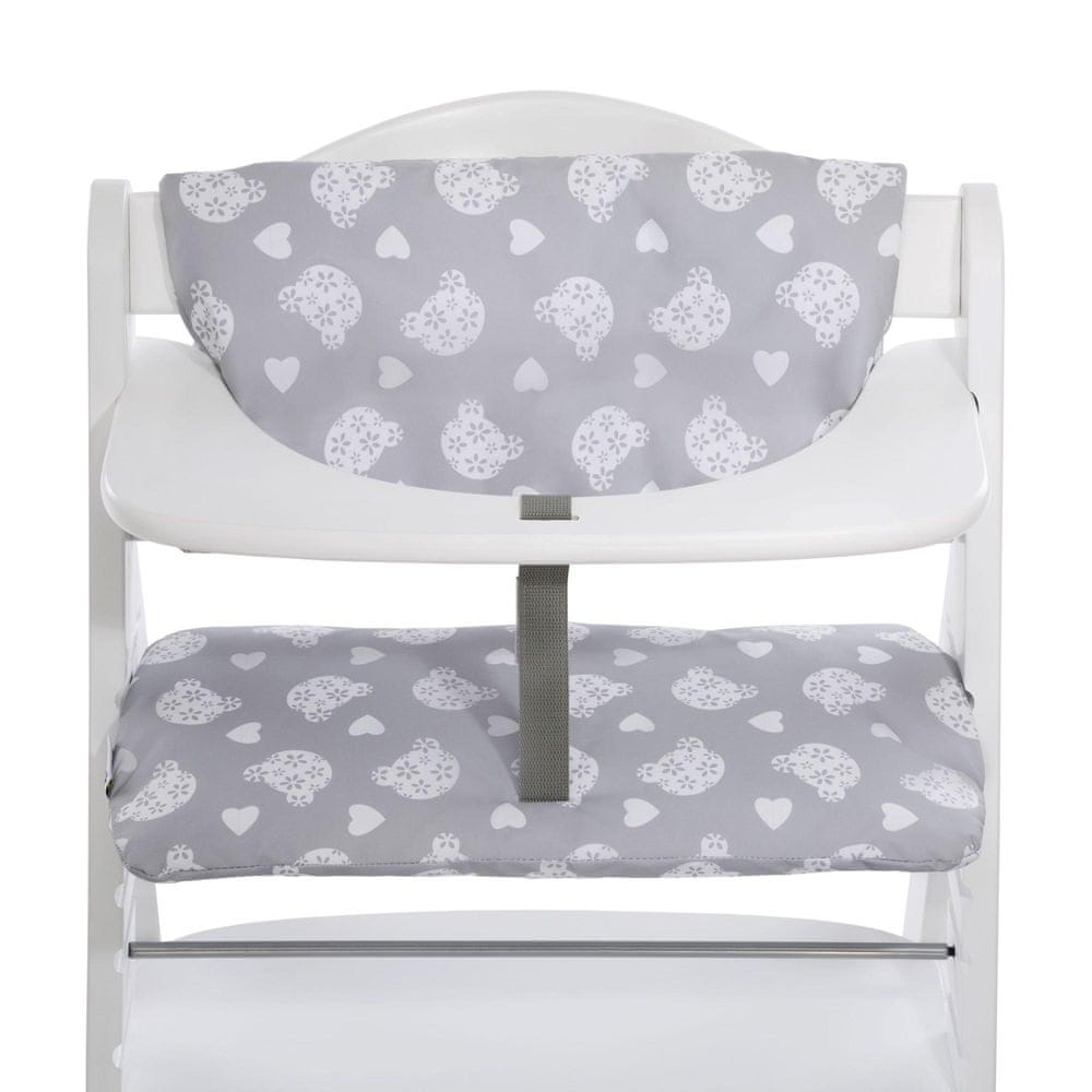 Hauck Highchair Pad Deluxe Teddy Grey