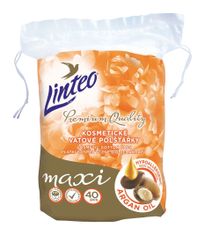 LINTEO Odličovacie Vankúšiky Premium 4 × 40 ks Maxi ARGAN OIL