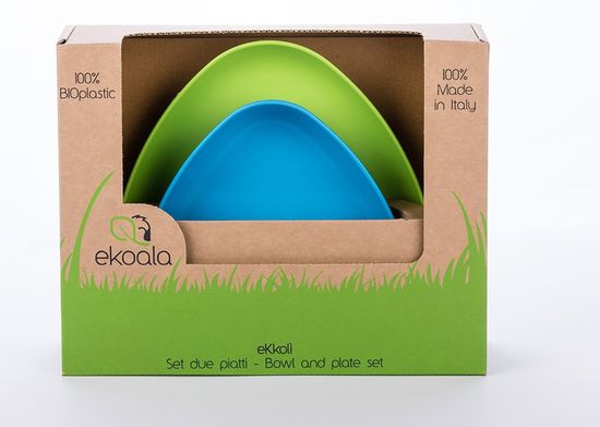 eKoala eKkoli BIO plast set 2 tanierik