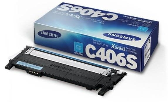 SAMSUNG toner CLT-C406S/ELS azurový (ST984A)