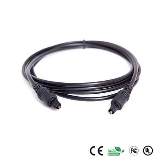 PremiumCord Kábel Toslink M / M, OD: 4mm, 2m