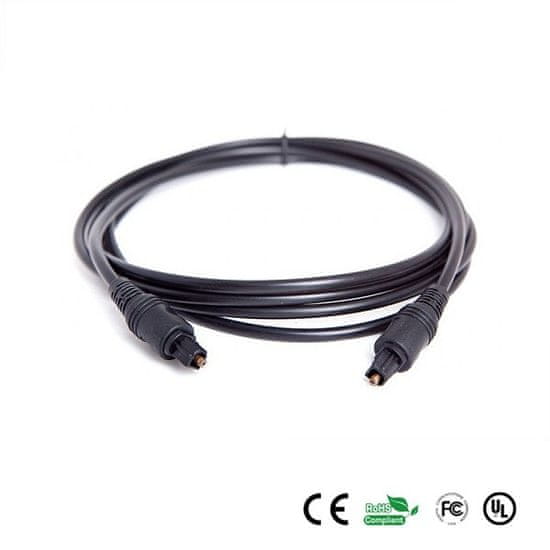 PremiumCord Kábel Toslink M / M, OD: 4mm, 10m