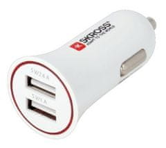 Skross Dual USB Car Charger nabíjací autoadaptér, 2 × USB, max. 3400 mA DC27
